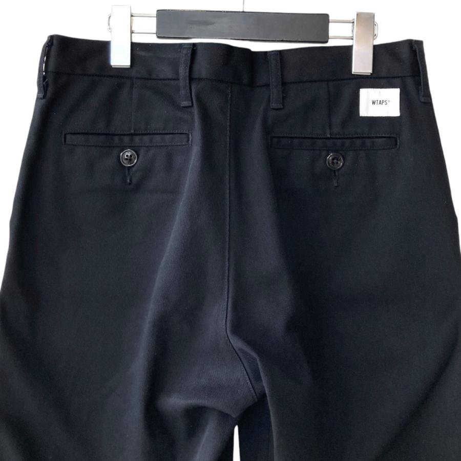 wtaps コットンツイル　ワーク　チノパンツ　22AW Mサイズ　ブラック WTAPS 黒 ワイドチノパンSIZE X 03
