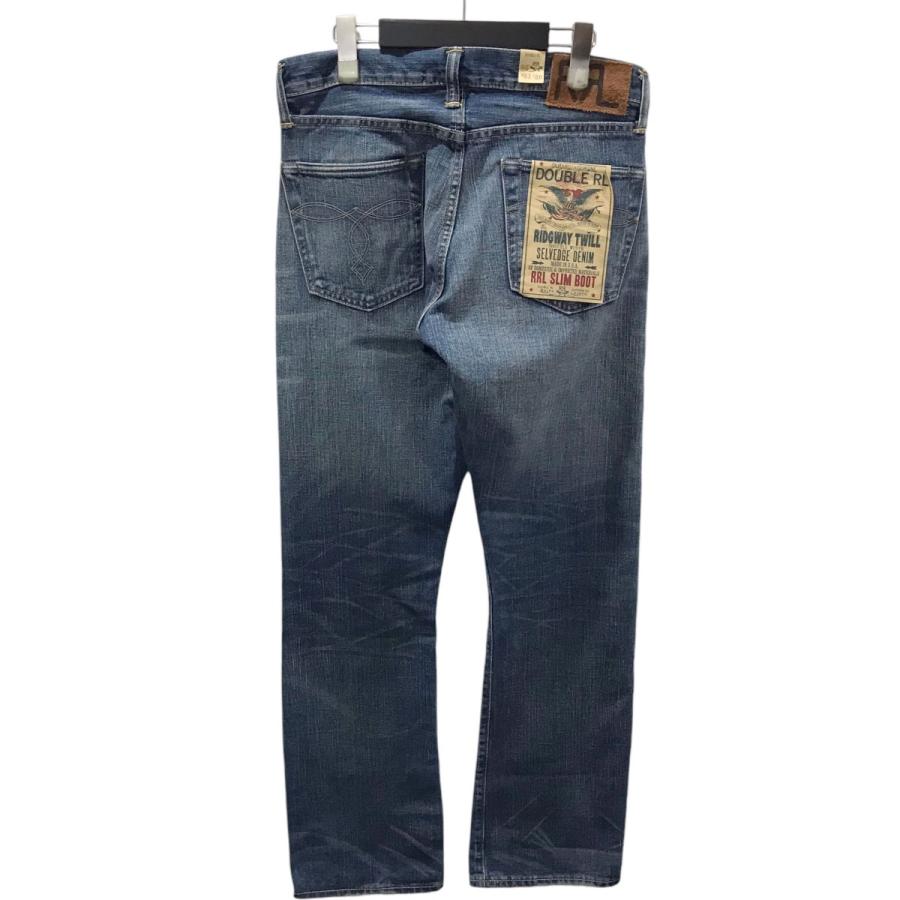 ダブルアールエル RRL 加工デニムパンツ SLIM BOOTCUT JAPAN WOVEN  