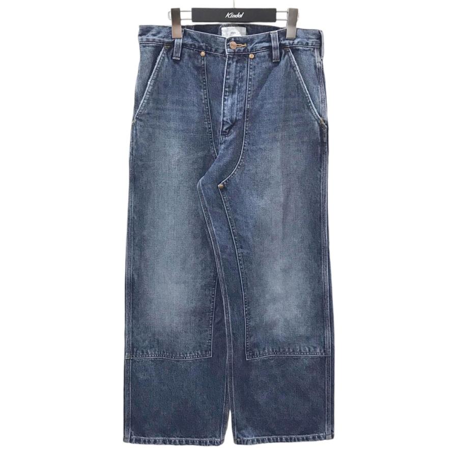 フォル×ラングラー FOLL×Wrangler ダブルニーワイドジーンズ WS0189 