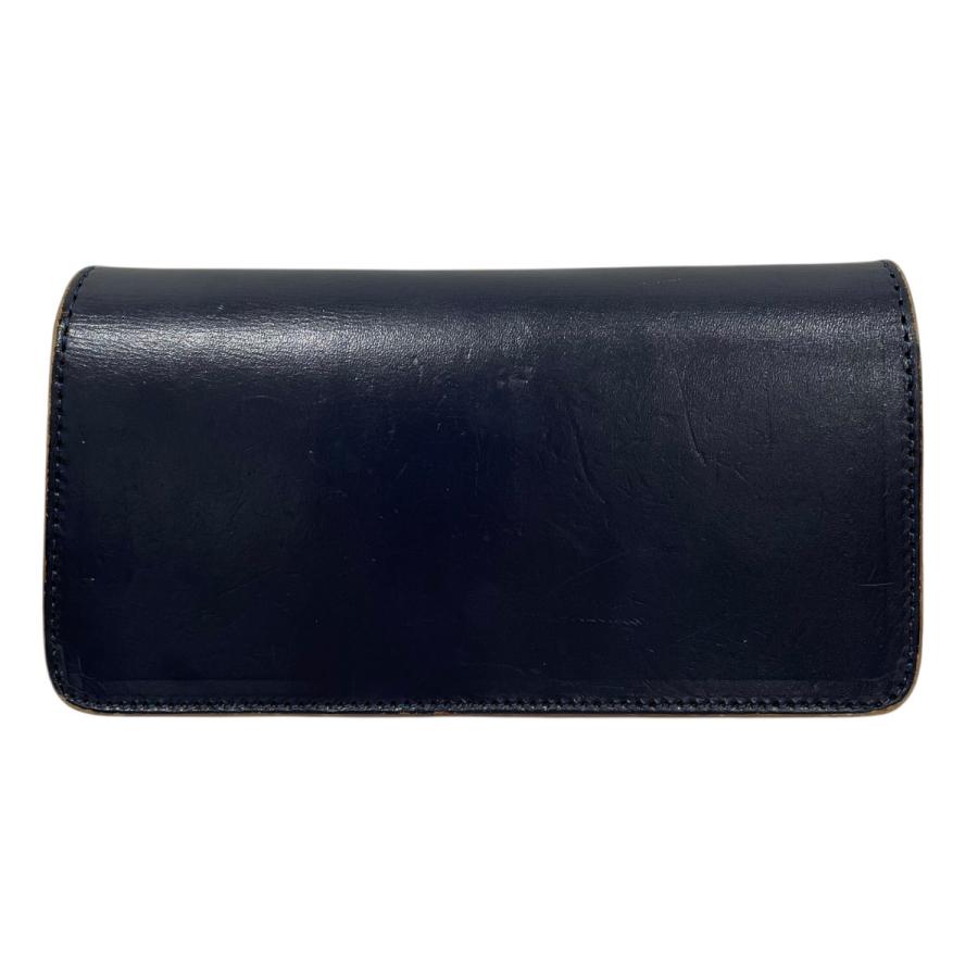 革蛸謹製 【値下げ】革蛸謹製 ロングウォレット ネイビー