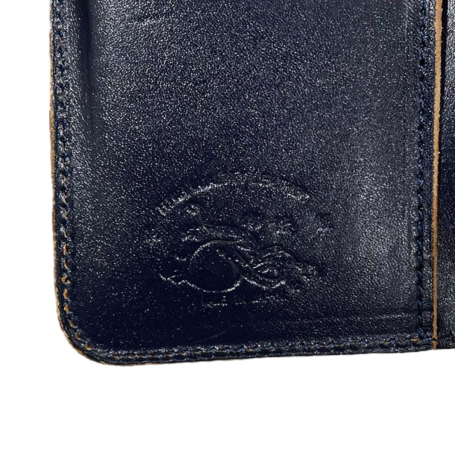 革蛸　長財布　ネイビー 革蛸謹製 【値下げ】革蛸謹製 ロングウォレット ネイビー