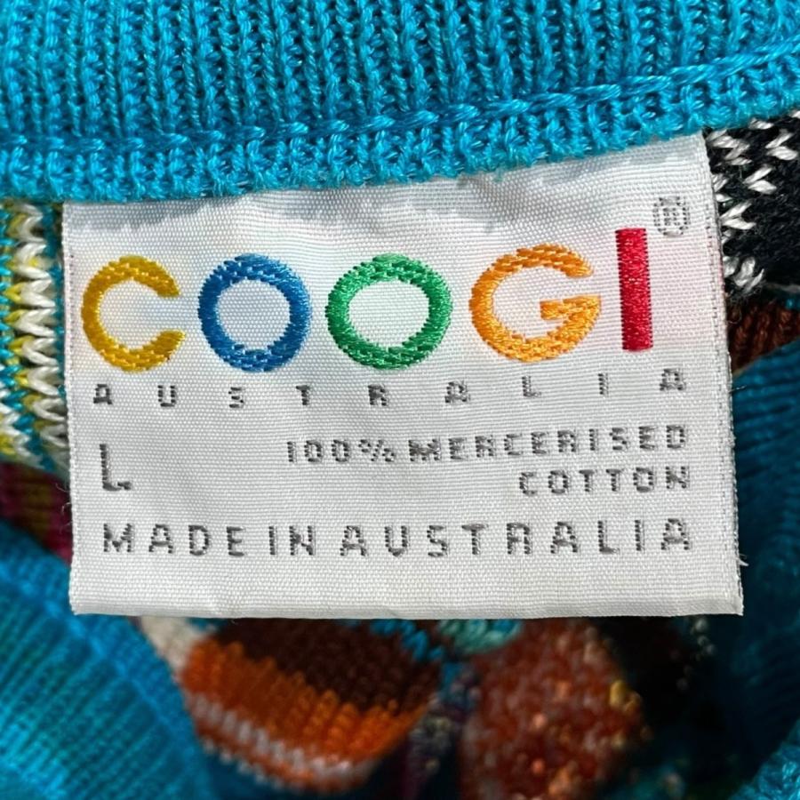 クージー COOGI 3Dコットンニットセーター パープル・レッド