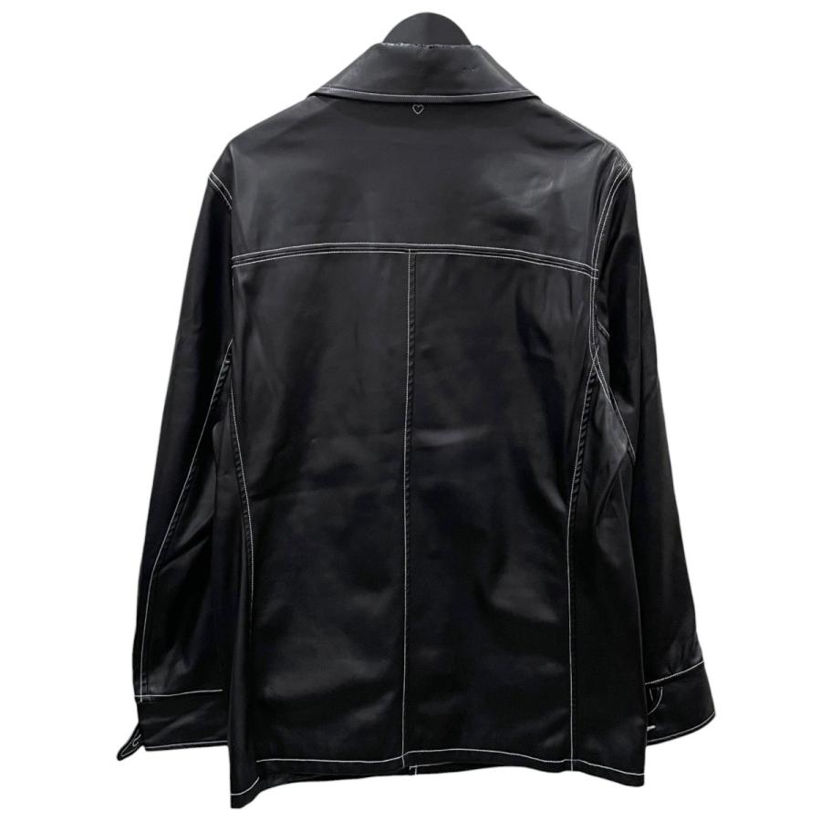 値下げ】BASICKS 21AW フェイクレザーコート VEGAN LEATHER CAR COAT