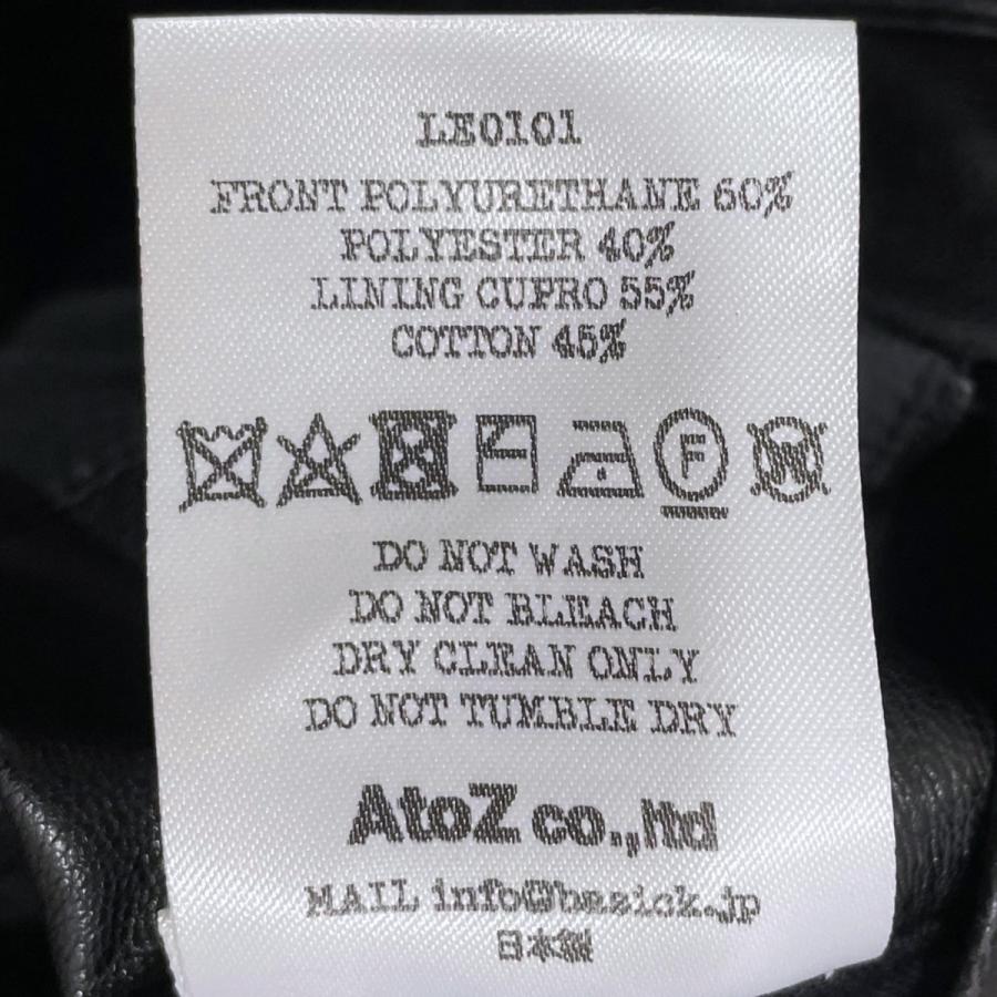 値下げ】BASICKS 21AW フェイクレザーコート VEGAN LEATHER CAR COAT
