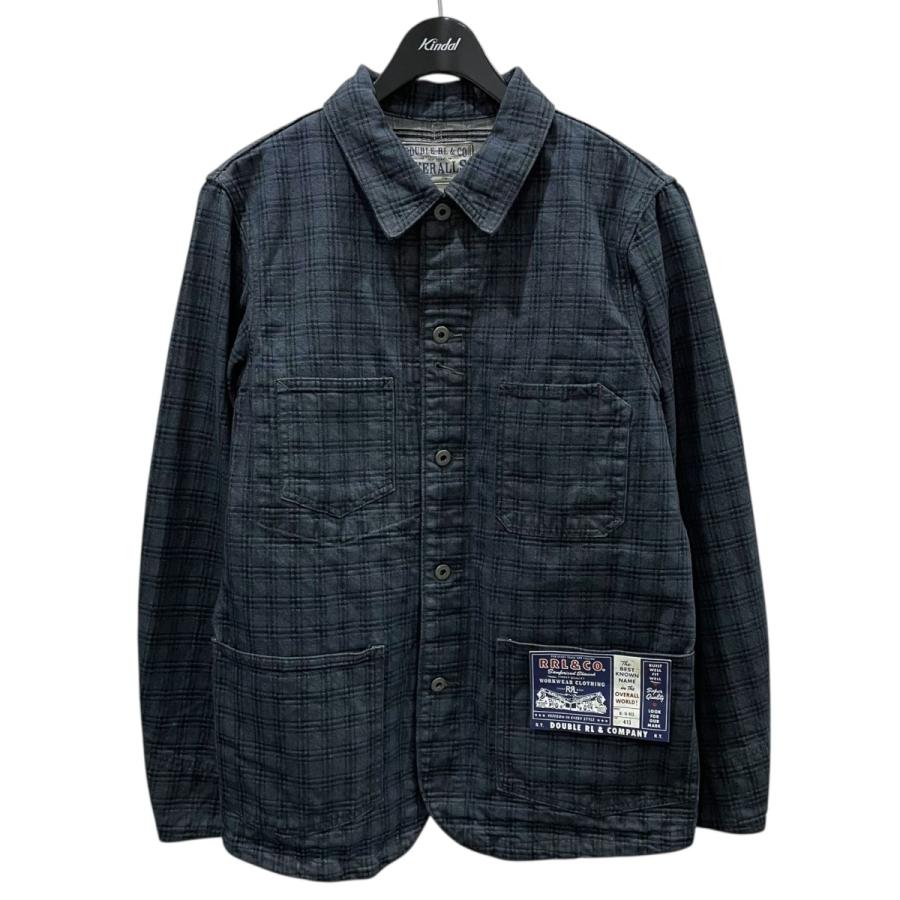 RRL Ralph Lauren ダブルアールエル チェックジャカードウーブンデニム 