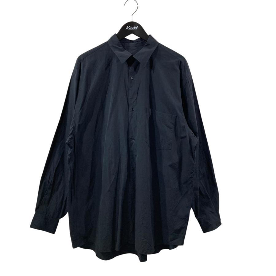 COMOLI 25SS ネイビー コットンジャージーコモリシャツ サイズ 2 COMOLI コモリ 25SS コモリシャツ ネイビー サイズ：2