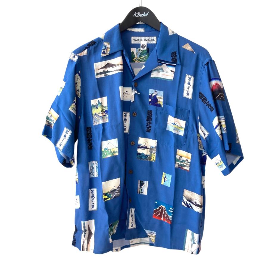 WACKOMARIA_20SS_HAWAIIAN SHIRTS 伊勢丹限定 WACKO MARIA（ワコマリア） 葛飾北斎 S S HAWAIIAN SHIRT アロハシャツ