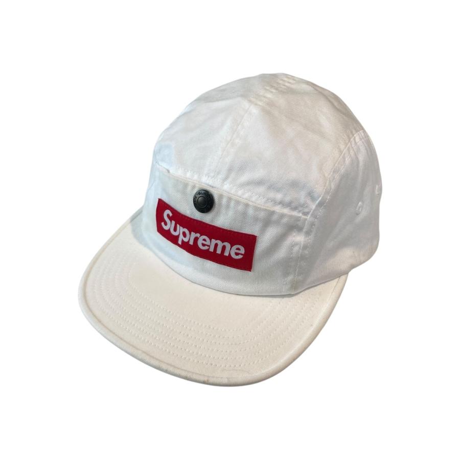 Supreme Snap Button Pocket Camp Cap ホワイト Supreme Snap Button Pocket Camp Cap ホワイト