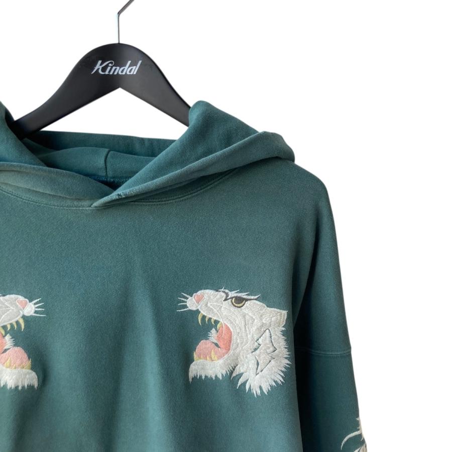 neighborhood パーカー　 ブルー　Lサイズ プルオーバー パーカー 裏起毛 バックプリント PLACES WE LOVE HOODIE