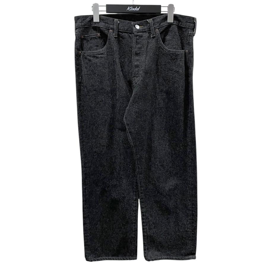 値下げ】A．PRESSE 23AW 加工デニムパンツ Black Washed Denim