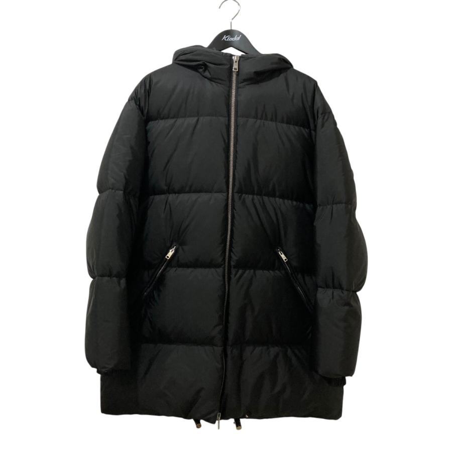 PRADA（プラダ） フーデッドダウンジャケット SGB083 ブラック サイズ