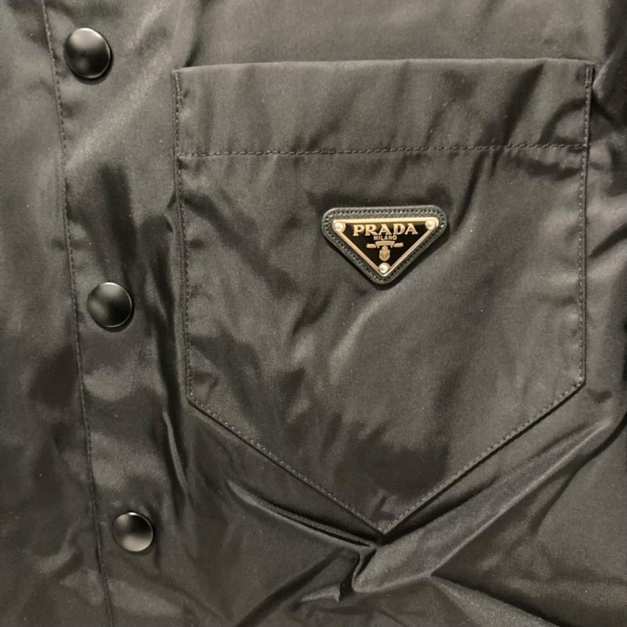PRADA（プラダ） シャツジャケット ブラック サイズ：M : カインドオル