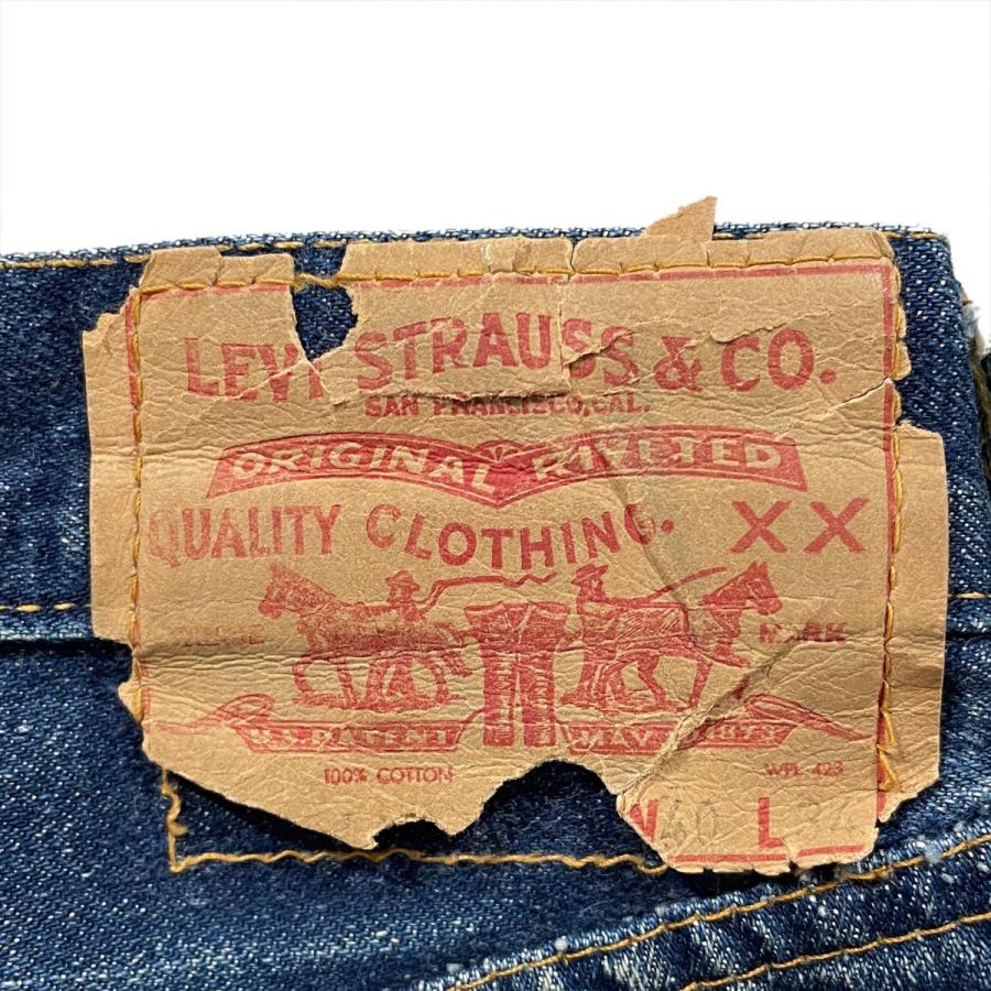 LEVIS 501XX デニムパンツ インディゴブルー W36 L34 ビッグE 中古・古着通販】LEVI'S (リーバイス) 1966年モデル 501XXデニムパン