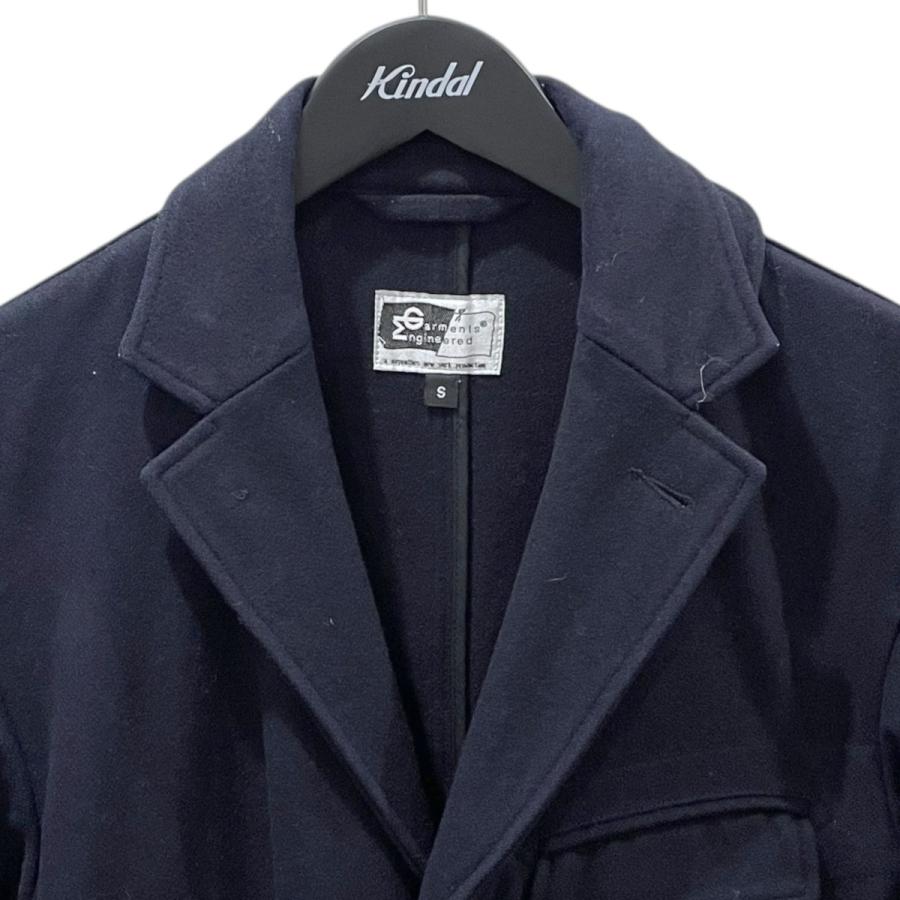Engineered Garments ベルト付 シングルコート ネイビー M Engineered Garments ベルト付 シングルコート ネイビー M