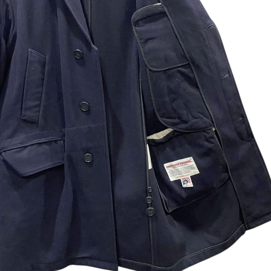 Engineered Garments ベルト付 シングルコート ネイビー M Engineered Garments ベルト付 シングルコート ネイビー M