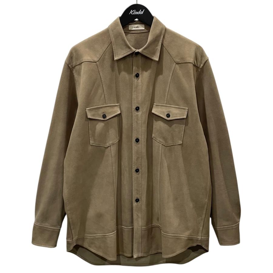 cal（カル） Cale レザーシャツ Sheepskin Blouse シープスキン