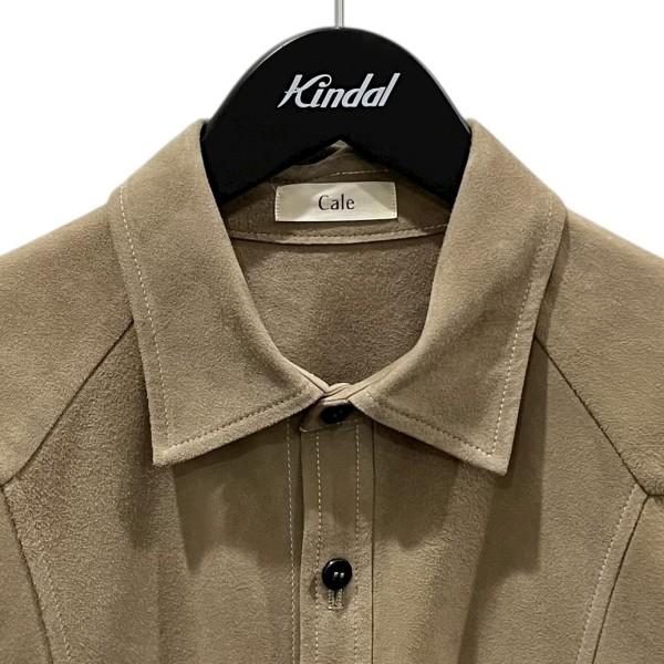 cal（カル） Cale レザーシャツ Sheepskin Blouse シープスキン