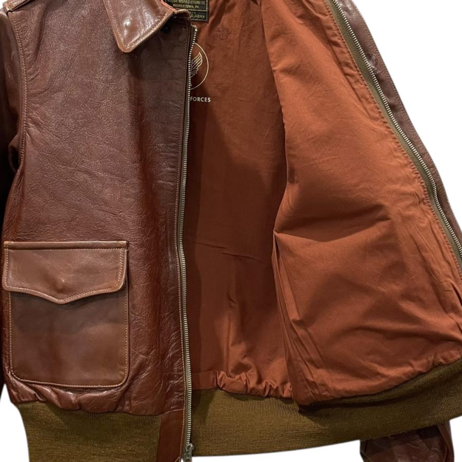 【値下げ】Buzz Rickson’s ジップアップレザージャケット Type A-2 leather flight jacket レサーフライトジャの画像