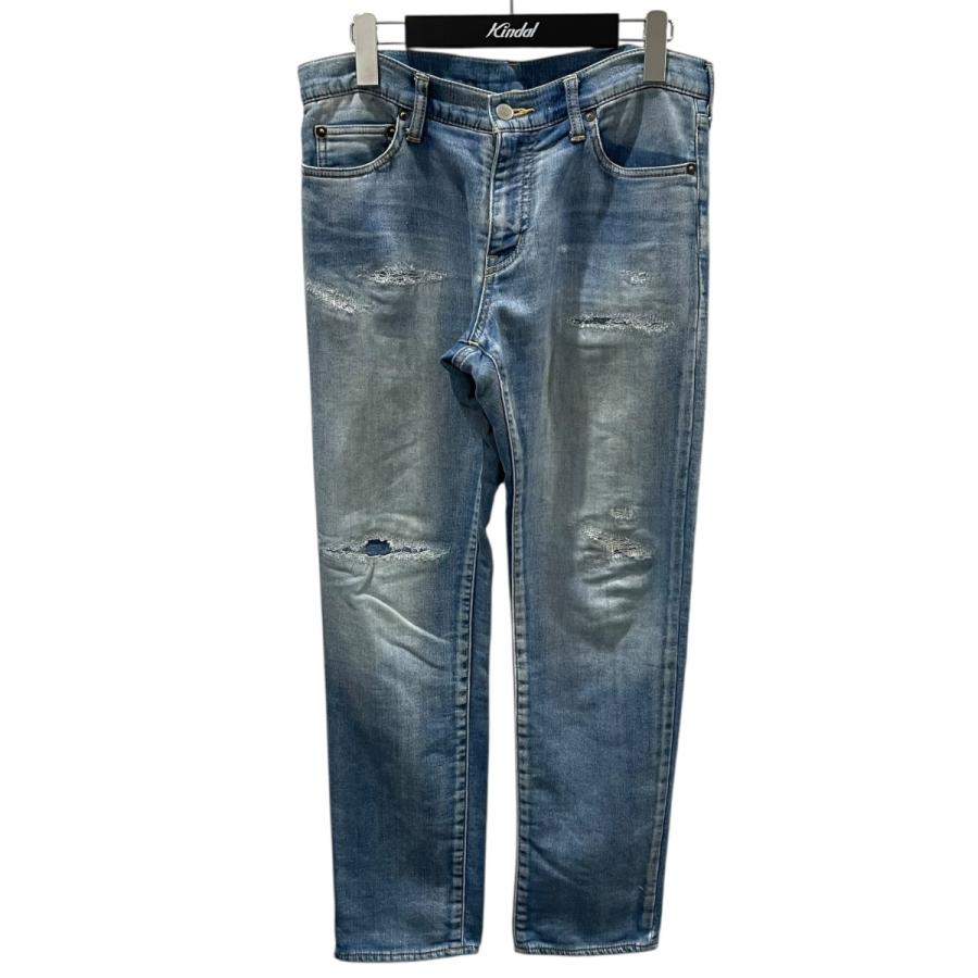 ロンハーマン スウェットデニムパンツ Ron Herman（ロンハーマン） 加工スウェットデニムパンツ 522060200