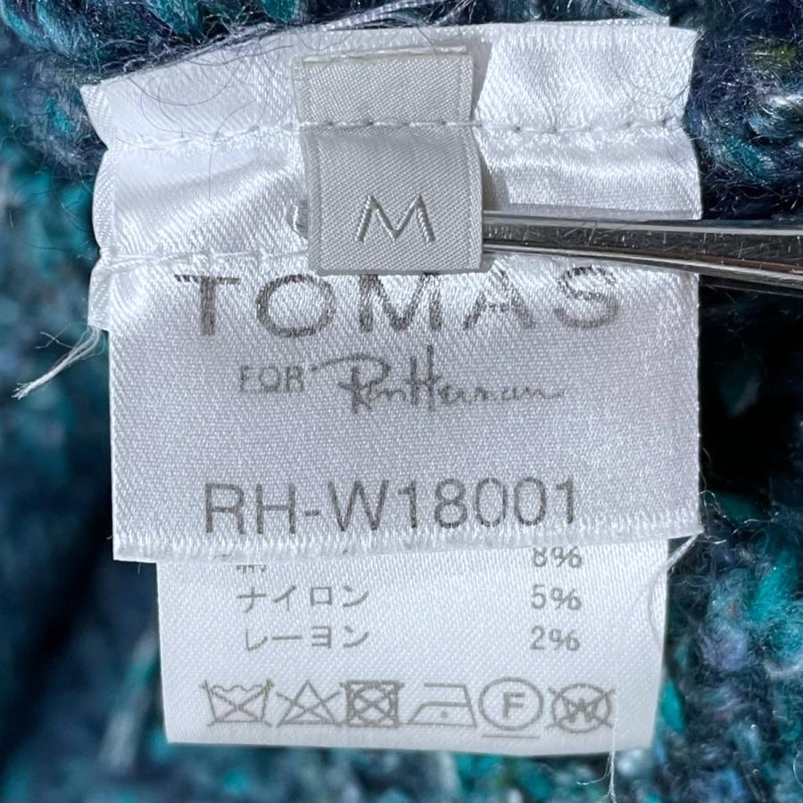 値下げ】TOMAS×Ron Herman ニットセーター RH-W18001 ブルー・グリーン 