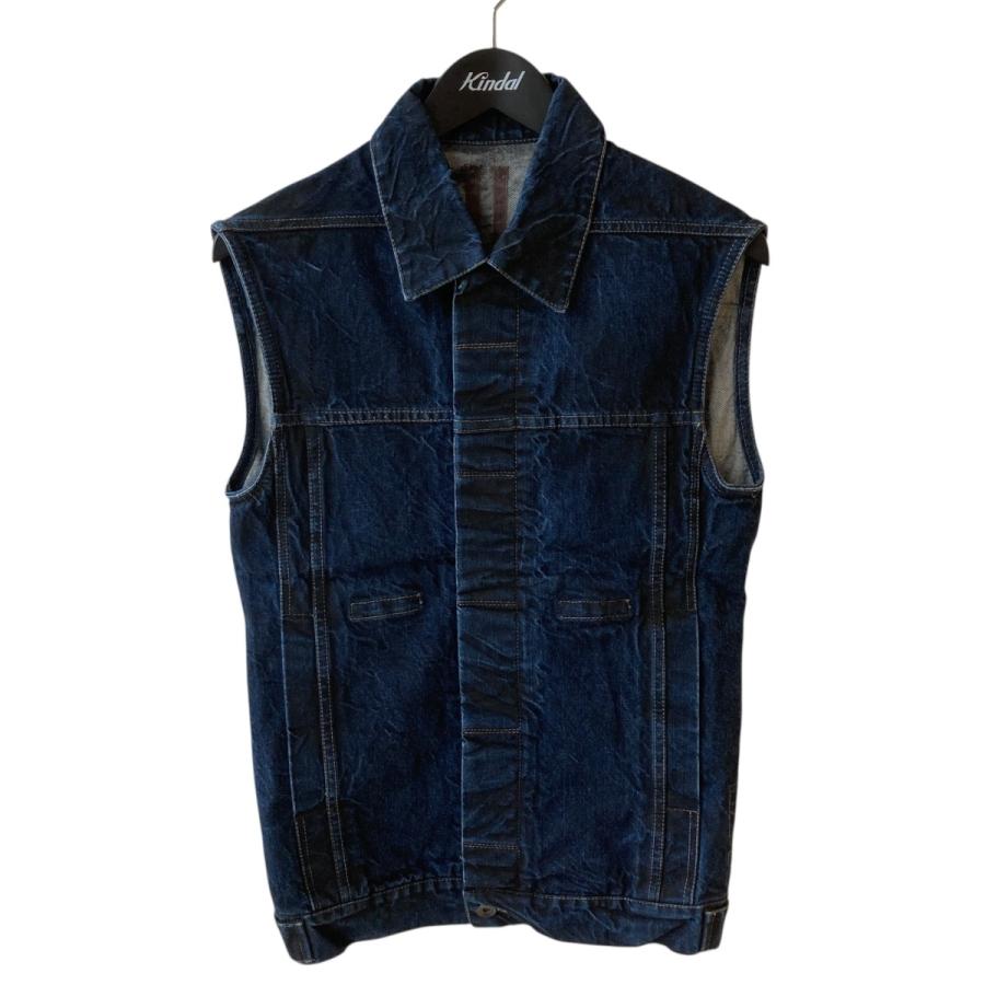 DRKSHDW（ダークシャドウ） デニムベスト DU3756 インディゴ サイズ