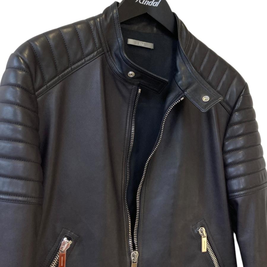 Dior homme コットン　ライダースジャケット　シャツ Dior HOMME ディオールオム Homme 14SS レザー シングルライダース
