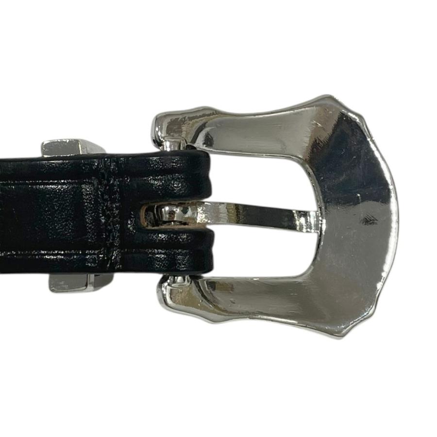 TORY LEATHER（トリーレザー） レザーベルト 3／4 inch 3-Piece Silver