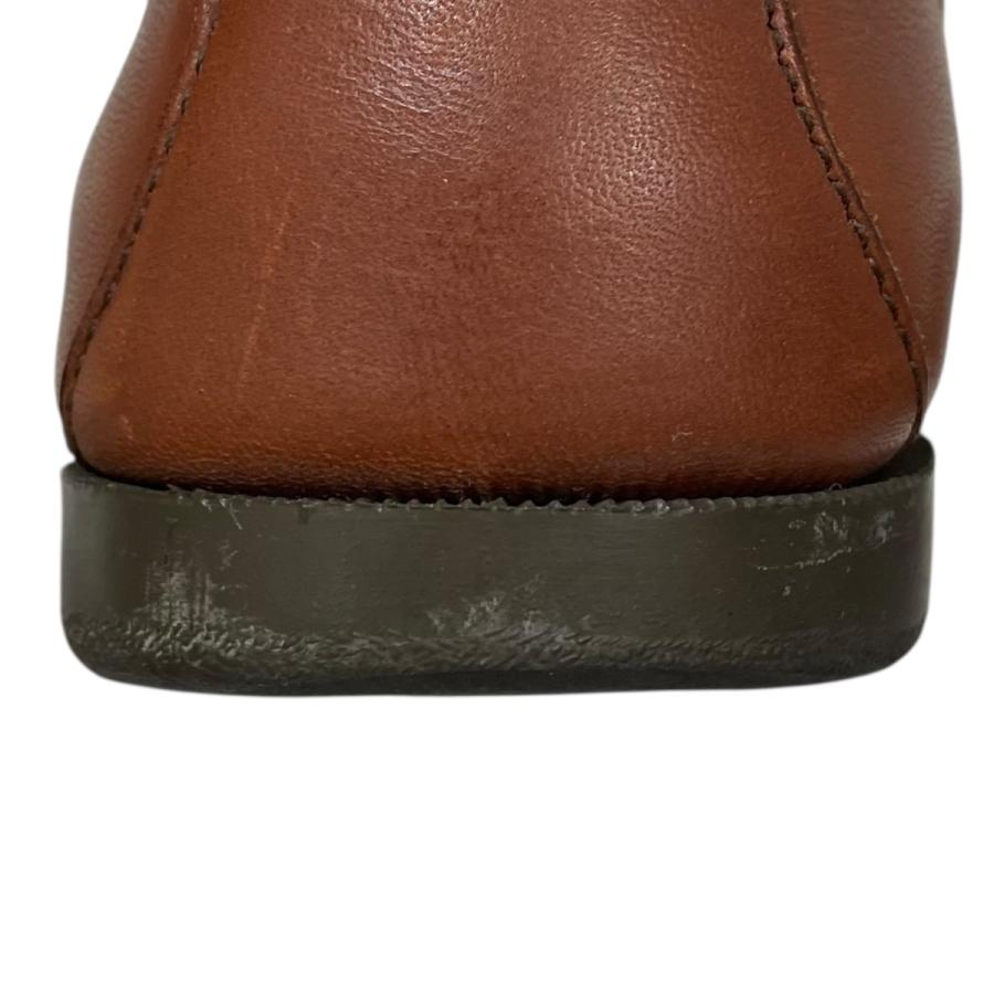 エルエルビーン ダークブラウン レザー デッキシューズ L.L.Bean（エルエルビーン） デッキシューズ Handsewn Moccasins