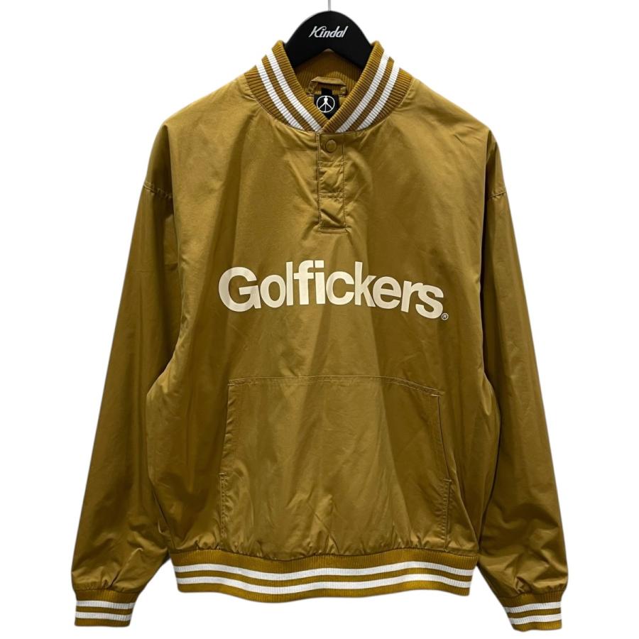 Golfickers / G-Team Jacket / ゴルフ プルオーバー 値下げ】Golfickers 22AW ロゴプリントプルオーバージャケット G-Team