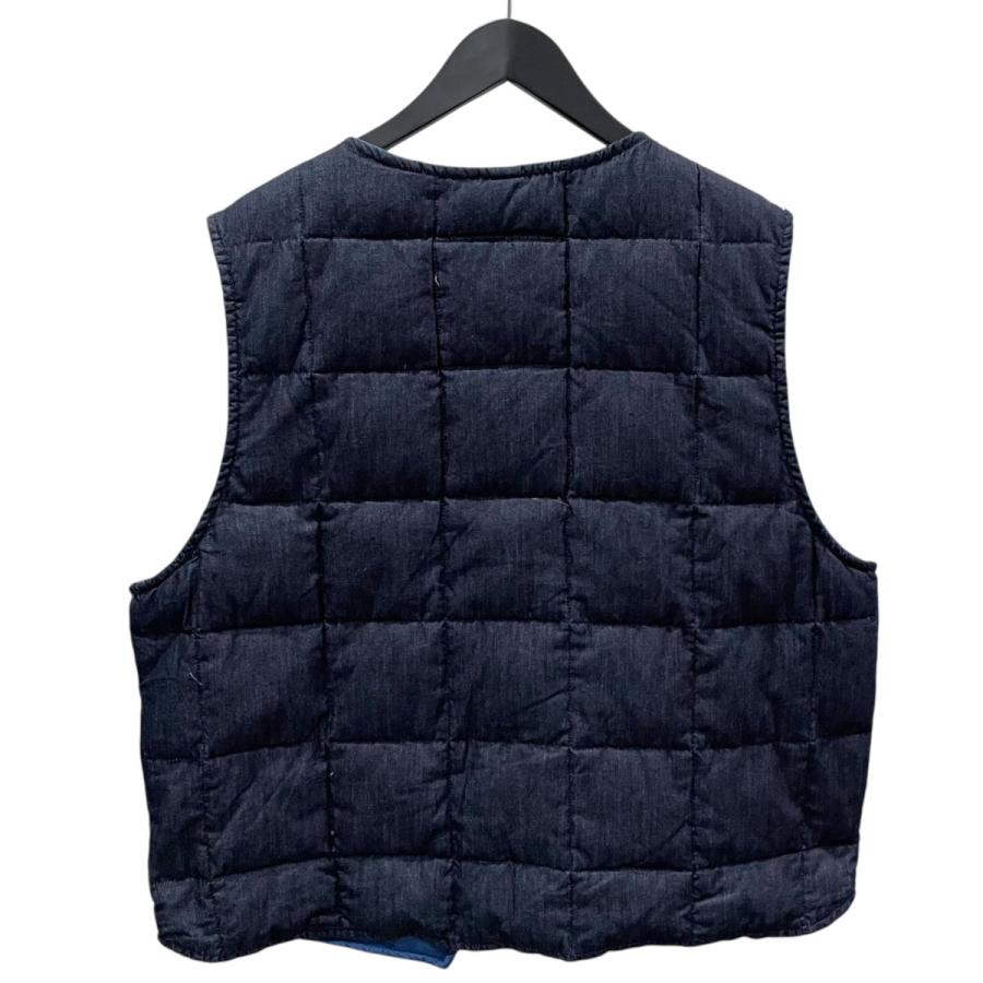 新品　Rings デニム　フード付きダウンベスト デニム風　Lサイズ Levi's（リーバイス） 【値下げ】levis 1stタイプ 3WAY加工デニム