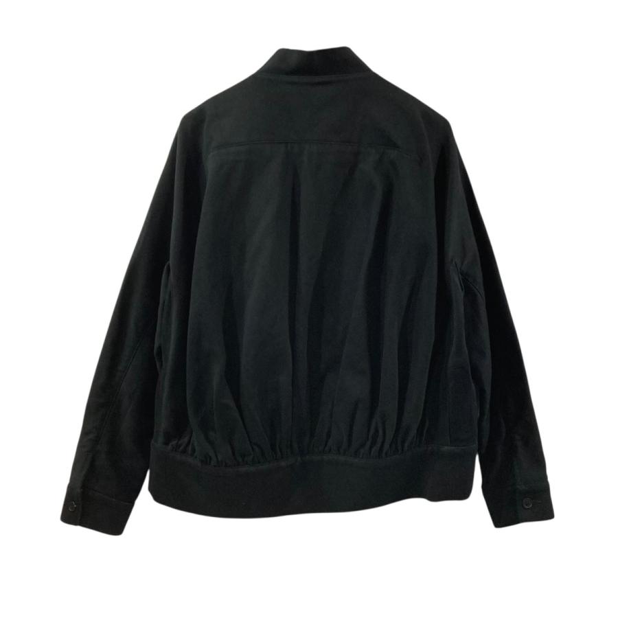 ノノット NONNOTTE High-Count Moleskin Draping Bias Sleeve Blouson