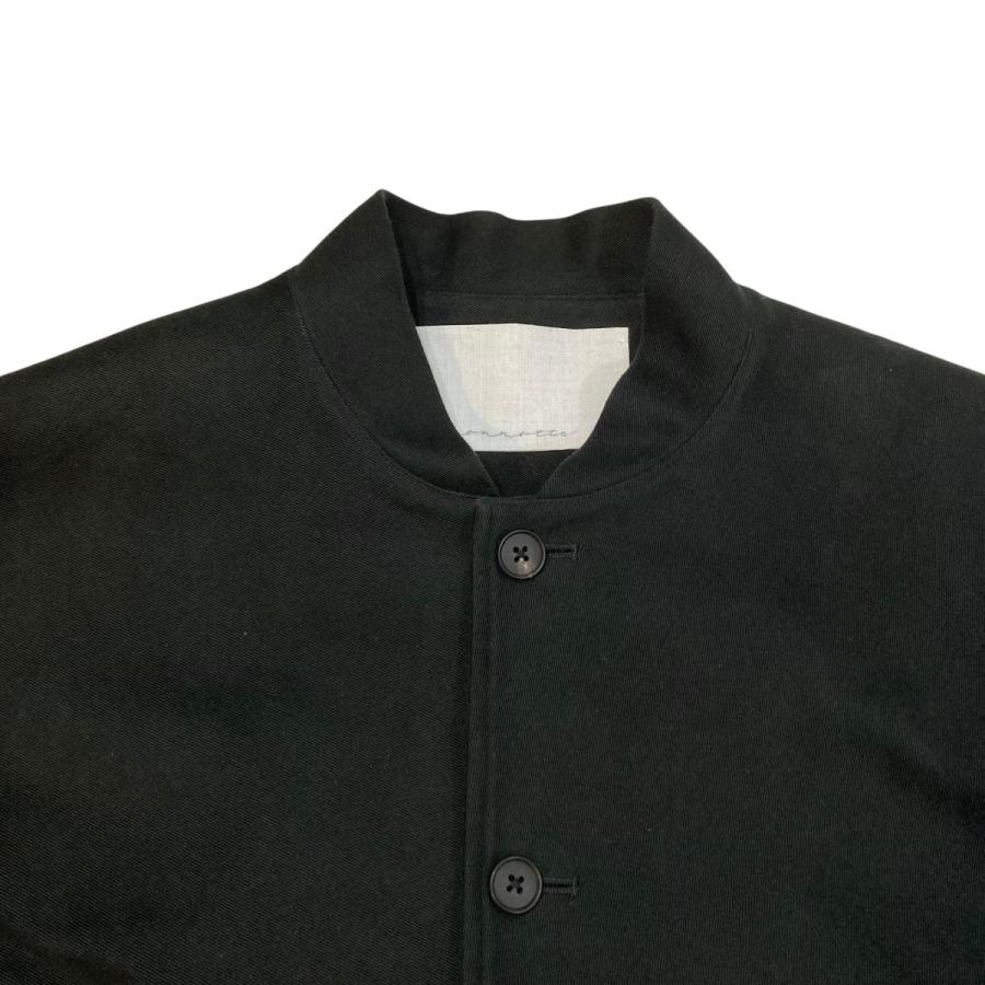 値下げ】NONNOTTE High-Count Moleskin Draping Bias Sleeve Blouson