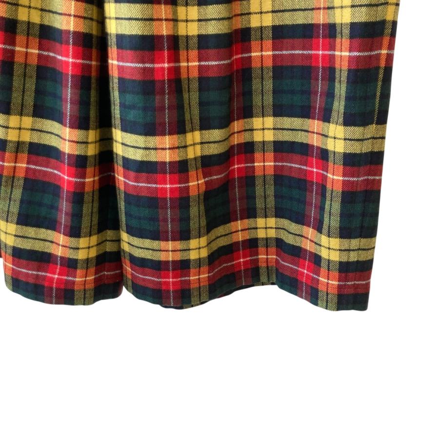 【値下げ】TAO COMME des GARCONS 25AW チェック ワイドパンツ TP-P010 イエロー×レッド×グリーン サイズ：フリーサイ_3