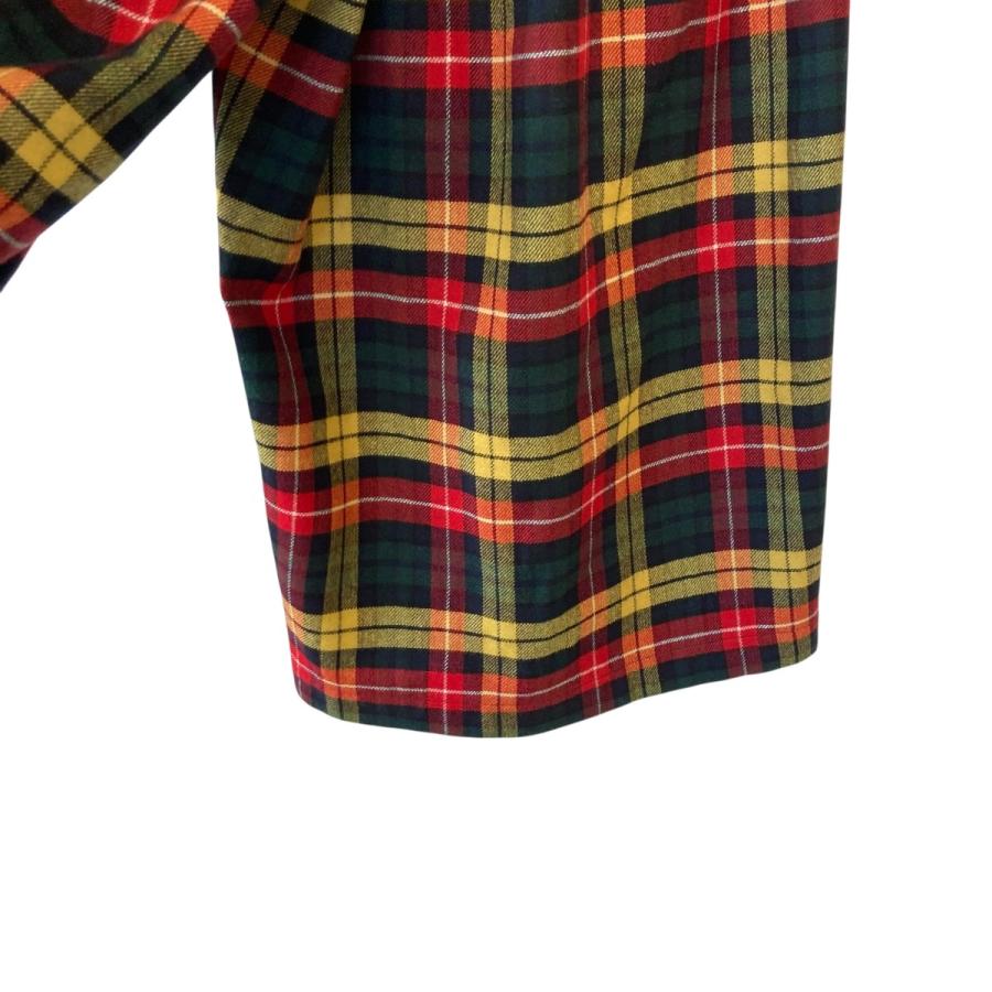 【値下げ】TAO COMME des GARCONS 25AW チェック ワイドパンツ TP-P010 イエロー×レッド×グリーン サイズ：フリーサイ_4