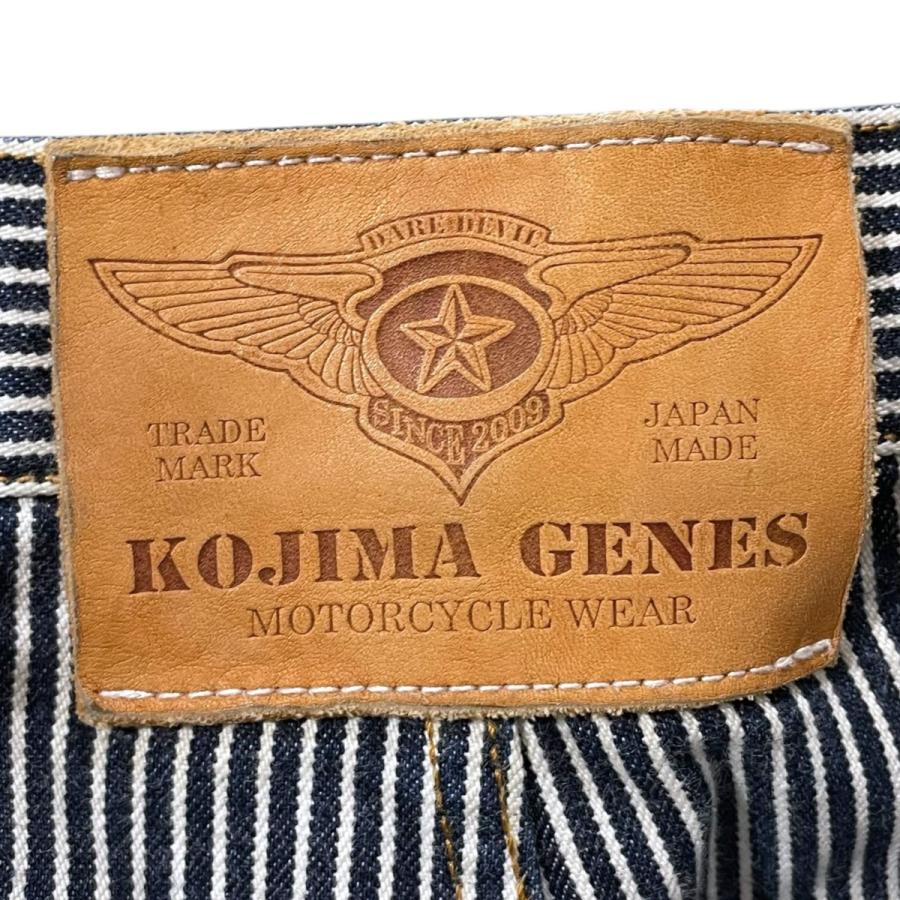 児島ジーンズ 【値下げ】KOJIMA GENES ヒッコリーストライプ柄カーゴ