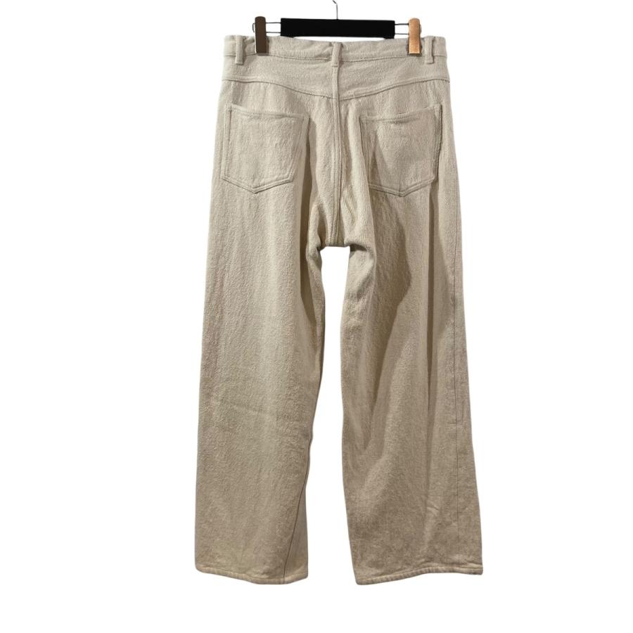 オーラリー AURALEE 26SS SILK NEP DENIM 5P WIDE PANTS パンツ A26SP01SD アイボリー サイズ：5の画像