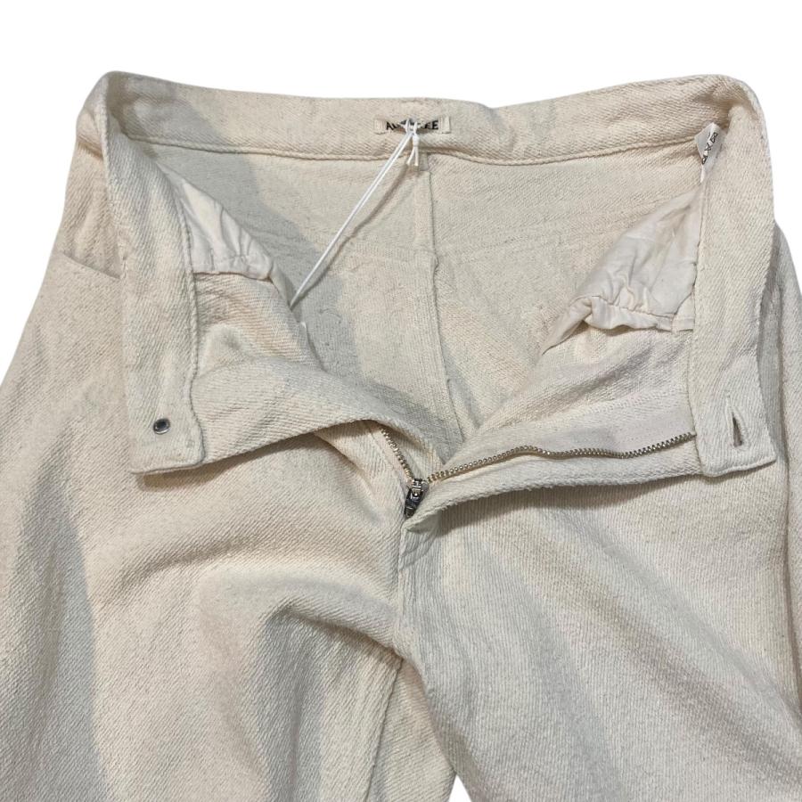 オーラリー AURALEE 26SS SILK NEP DENIM 5P WIDE PANTS パンツ A26SP01SD アイボリー サイズ：5の画像