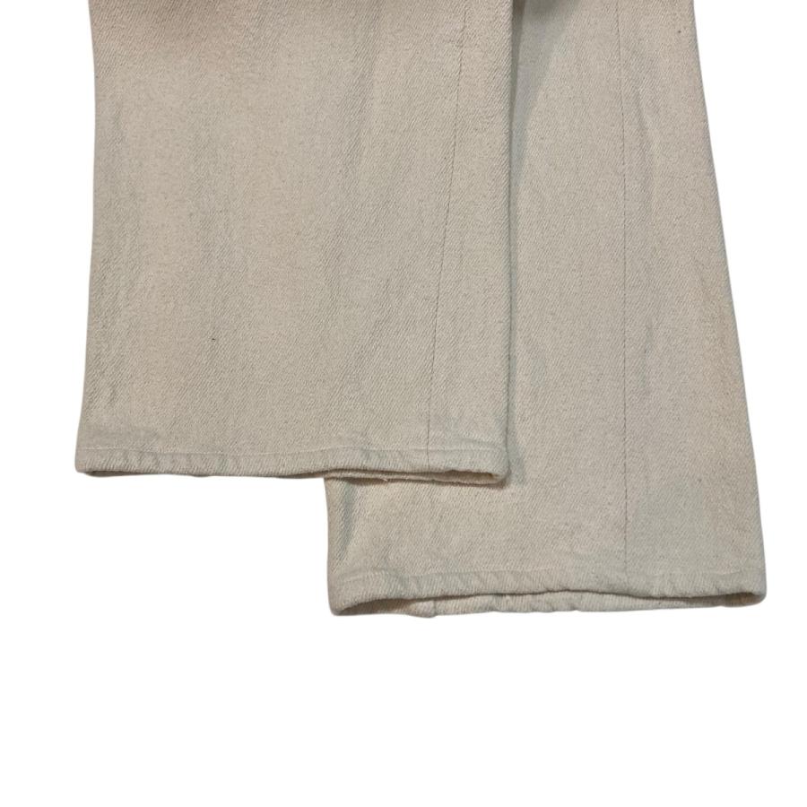 オーラリー AURALEE 26SS SILK NEP DENIM 5P WIDE PANTS パンツ A26SP01SD アイボリー サイズ：5の画像