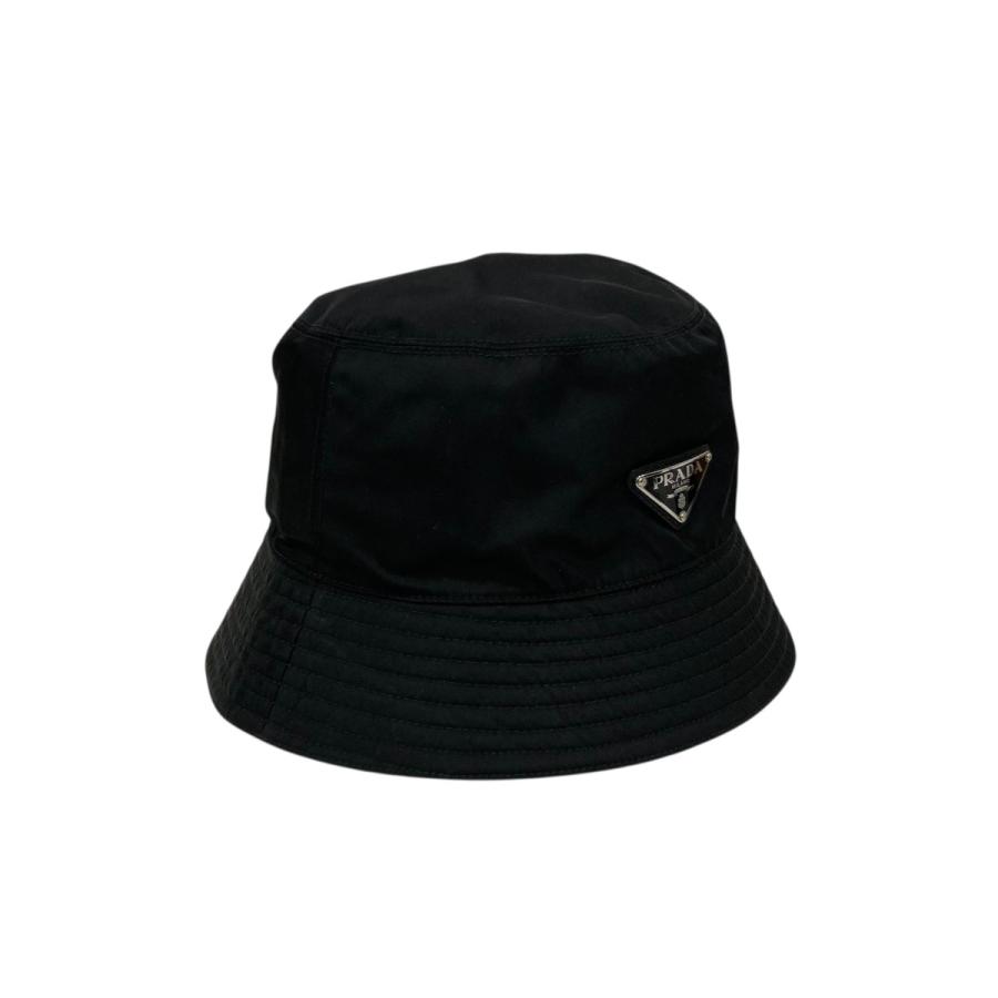 PRADA ナイロン バケットハット Lサイズ プラダ 2HC1372DMI PRADA（プラダ） 【値下げ】PRADA バケットハット 2HC1372DMI ブラック