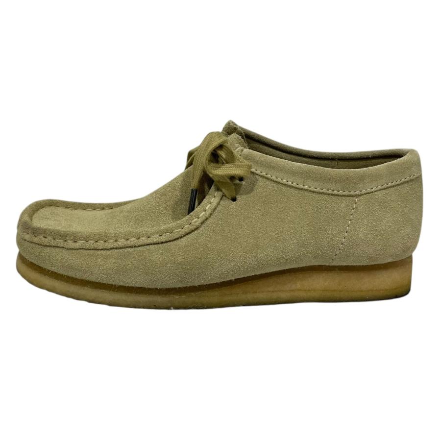 Clarksクラークス ワラビーシューズ 24.5cmサンドベージュ スウェード Clarks（クラークス） スウェードシューズ Wallabee ワラビー 2615551