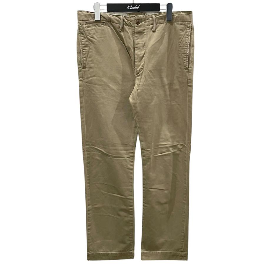 RRL ワークパンツ　32×32 RRL Ralph Lauren（ダブルアールエル） RRL ダメージ加工パンツ カーキ