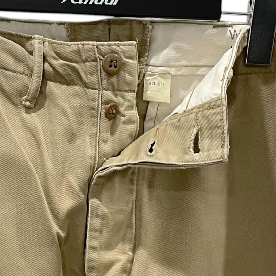 RRL Ralph Lauren（ダブルアールエル） RRL ダメージ加工パンツ カーキ