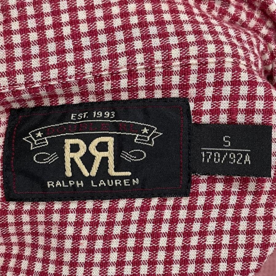 RRL チェック柄シャツ Sサイズ RRL Ralph Lauren（ダブルアールエル） RRL チェック柄シャツ レッド