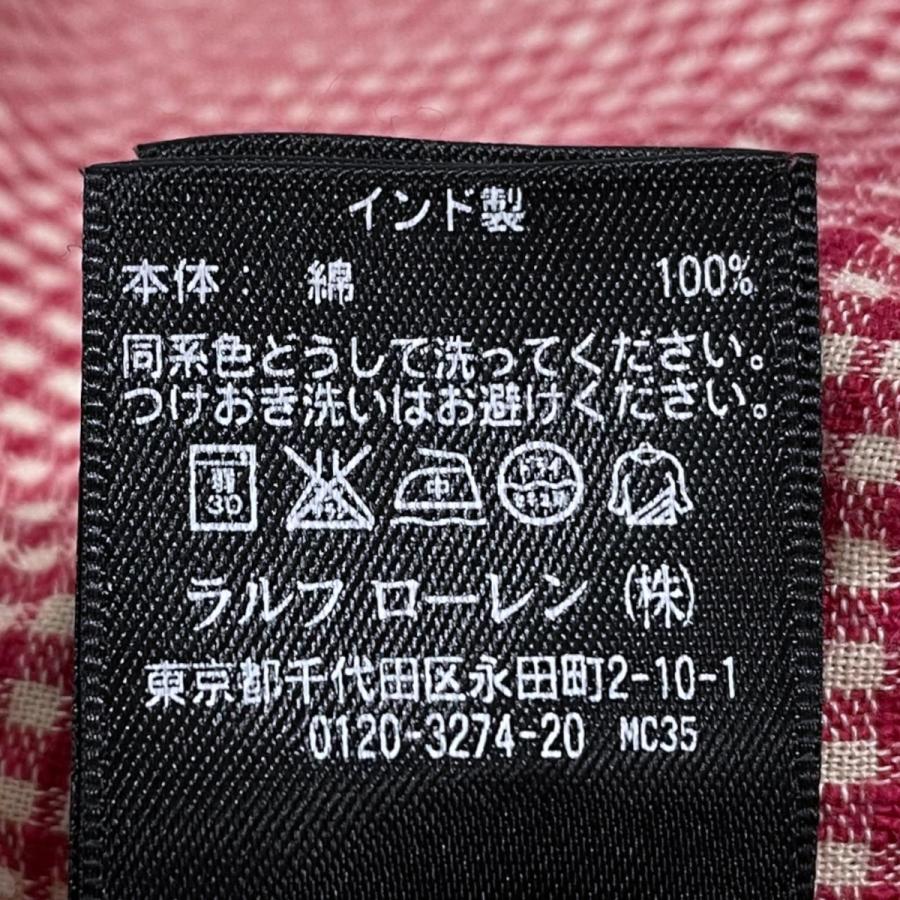 RRL Ralph Lauren（ダブルアールエル） RRL チェック柄シャツ レッド