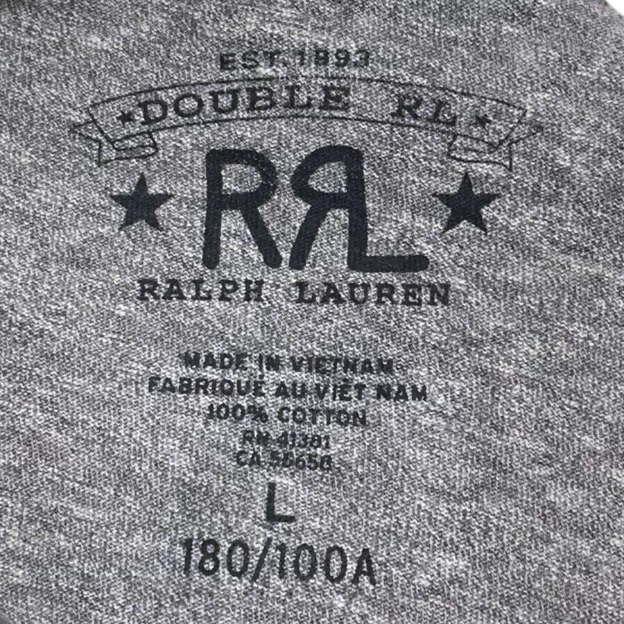 RRL ロゴ 長袖カットソー美品 RRL Ralph Lauren（ダブルアールエル） RRL ロゴプリントTシャツ Logo