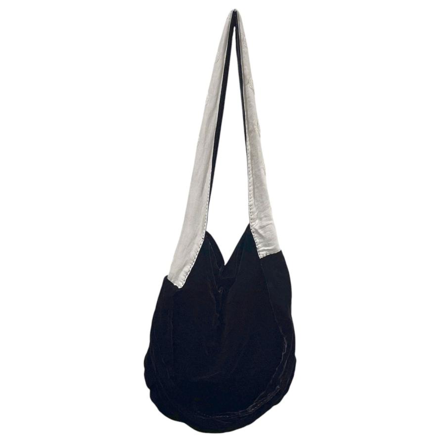 eb.a.gos（エバゴス） ebagos 18SS ベロアショルダーバッグ ブラック