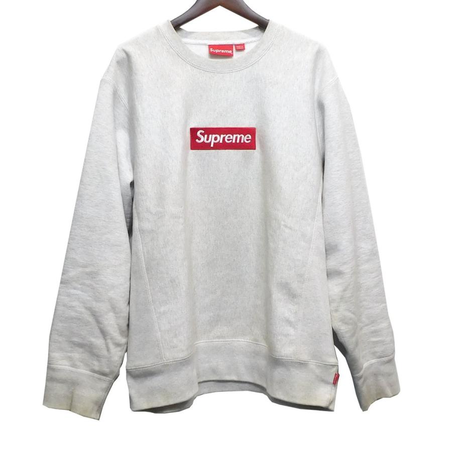 Supreme 18aw Box Logo Crewneck Sweatshirt Boxロゴスウェット グレー サイズ L 自由が丘店 19 Www Lagence Sausheim Fr