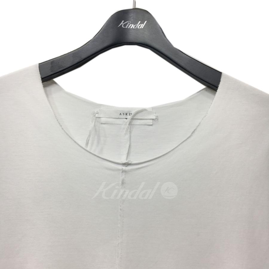 ASKYY 「LAYERED CUTSEW 1ST」 Vネックカットソー ホワイト サイズ：1 
