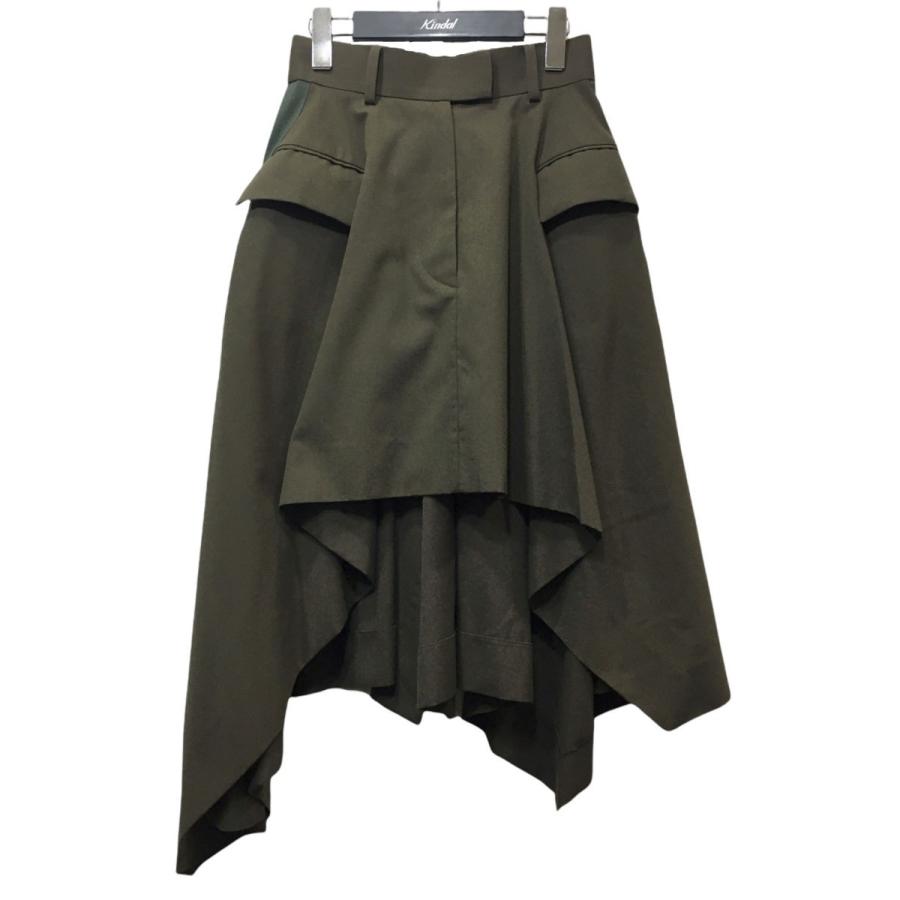 本命ギフト sacai 21SS Suiting Asymmetry Skirt 3broadwaybistro.com