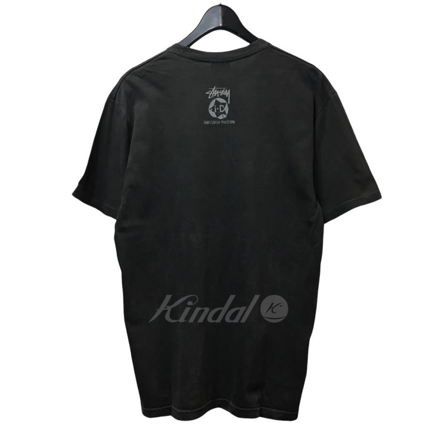 STUSSY Stussy×i-D magazine プリントTシャツ グレー サイズ：M 